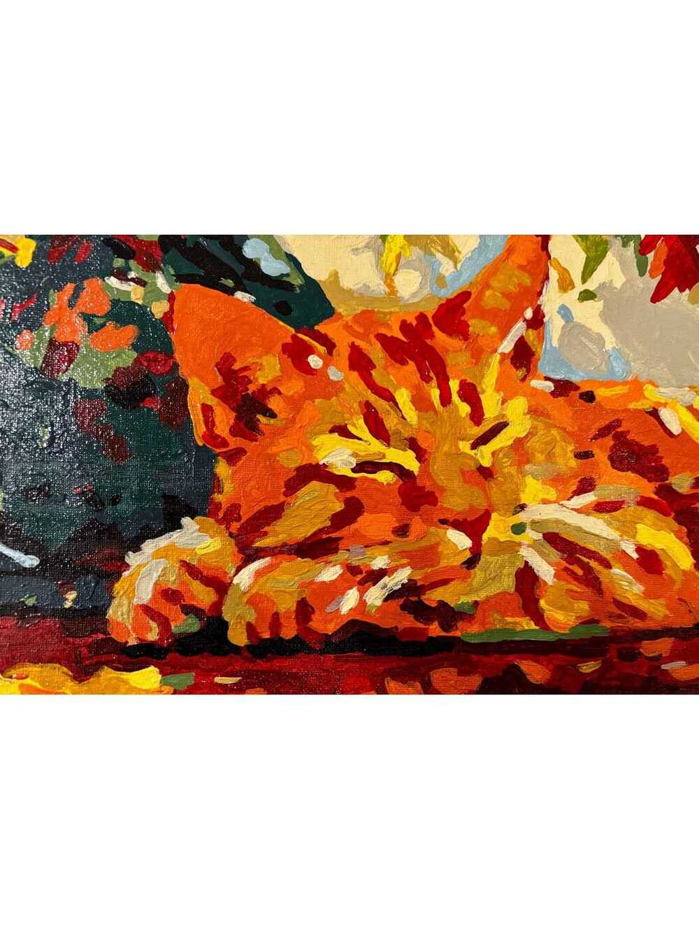 Sunbeam Dreams completed paint by numbers colorful wall decor - Picture 2 of 5